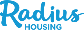 Radius housing logo